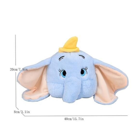 Disney Dumbo Inspired Plush Cartoon Theme Elephant Purse/Crossbody Bag - Picture 2 of 8